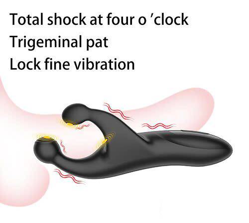 Máy massage dương vật và tinh hoàn Black Trident